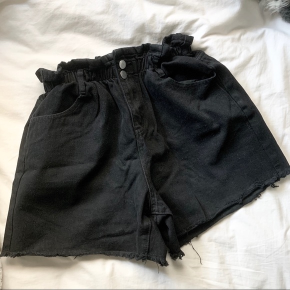 Princess Polly Open Road Denim Paper Bag Shorts - Picture 2 of 9